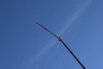 Image showing A gib arm in the sky