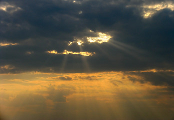 Image showing Sun rays