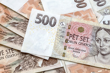 Image showing czech currency