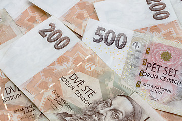 Image showing czech currency