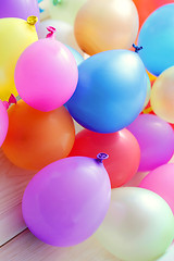 Image showing multicolor balloons