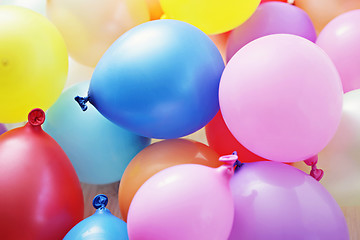 Image showing multicolor balloons