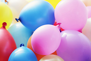 Image showing multicolor balloons