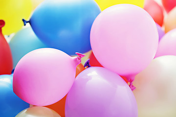 Image showing multicolor balloons