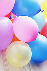 Image showing multicolor balloons