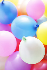 Image showing multicolor balloons