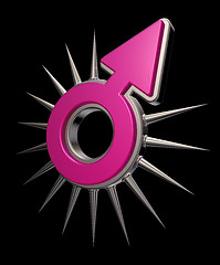 Image showing male symbol
