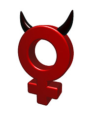 Image showing female devil