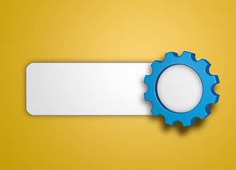 Image showing gear wheel banner