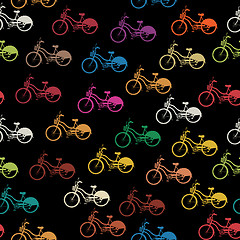 Image showing Bike seamless pattern