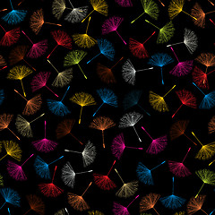 Image showing Dandelions seed pattern