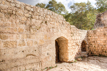 Image showing medieval,  castle near jerusalem
