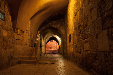 Image showing Old jerusalem streets