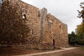 Image showing medieval,  castle near jerusalem