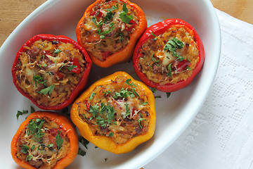 Image showing Stuffed peppers