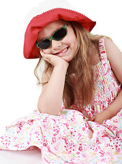 Image showing Cute funny little girl