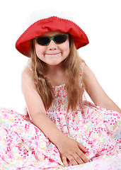 Image showing Cute funny little girl