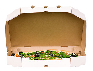 Image showing Pizza in carton box