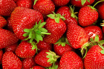 Image showing Strawberry background