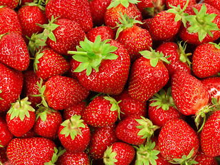 Image showing Strawberry background