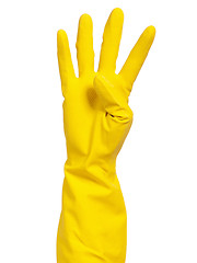 Image showing Hand in glove