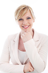 Image showing Confident happy businesswoman