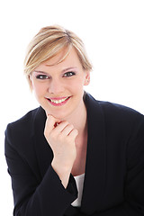 Image showing Portrait of a smiling businesswoman