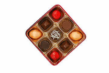 Image showing Fancy chocolate box