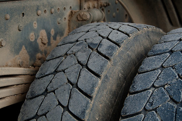 Image showing Dump Truck Tires