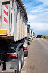 Image showing Dump Trucks