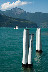 Image showing Sailing In Lake Lucerne