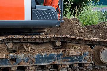 Image showing Excavator detail