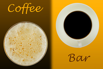 Image showing Coffee bar abstract
