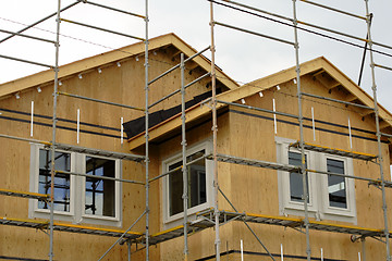 Image showing House construction