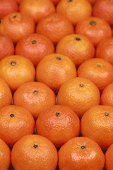 Image showing Tangerines forming a background