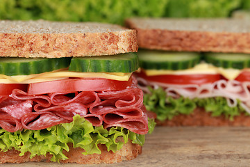 Image showing Sandwiches