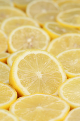 Image showing Group of ripe lemons