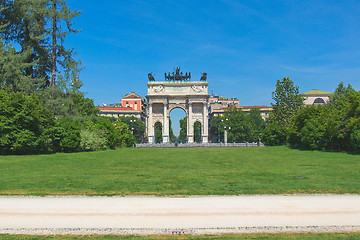 Image showing Arco della Pace, Milan