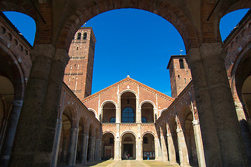 Image showing Sant Ambrogio church, Milan