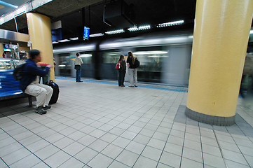 Image showing metro station