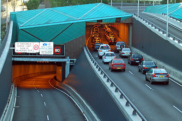 Image showing tunnel traffic