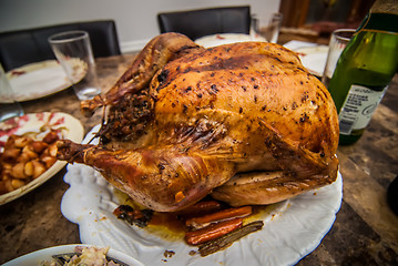 Image showing thanksgiving turkey dinner