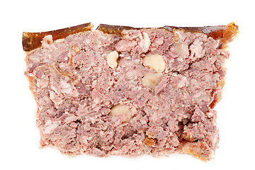 Image showing pate with hazelnuts