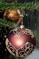 Image showing Decorative Christmas Balls