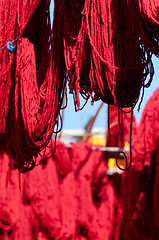 Image showing Dyed Yarn