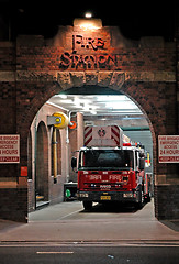 Image showing fire station