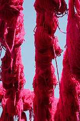 Image showing Dyed Yarn