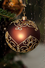 Image showing Decorative Christmas Balls