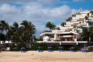 Image showing Hotel on the beach