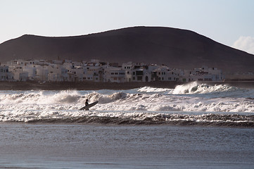 Image showing Sunset Surfer